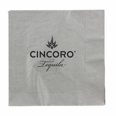 Silver 3 Ply Luncheon Napkins