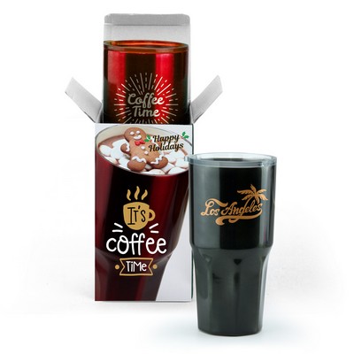 30 Oz. Double Wall Vacuum Sealed Tumbler In Gift Box