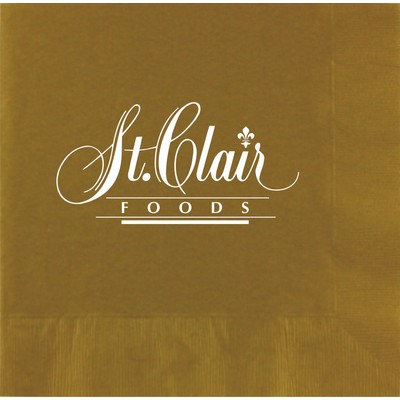 Gold 3 Ply Dinner Napkins