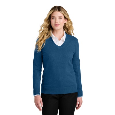 Port Authority® Women's Easy Care V-Neck Sweater