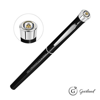 Garland® Color Custom Rollerball Pen - Chrome Accent
