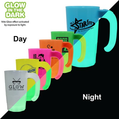 20 Oz. Nite Glow Stackable Beer Stein