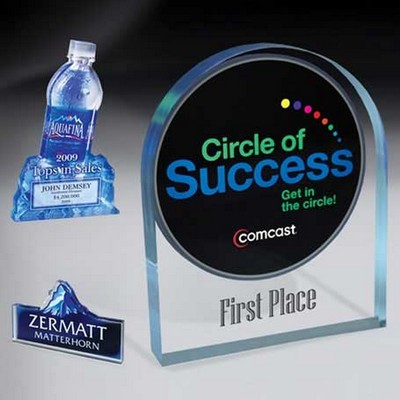 Laser-Cut Lucite Contour 3/4" Thick Up To 47 Sq In