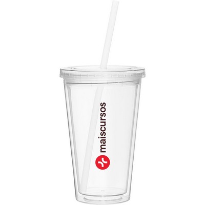 16 oz Spirit Travel Tumbler (Clear)