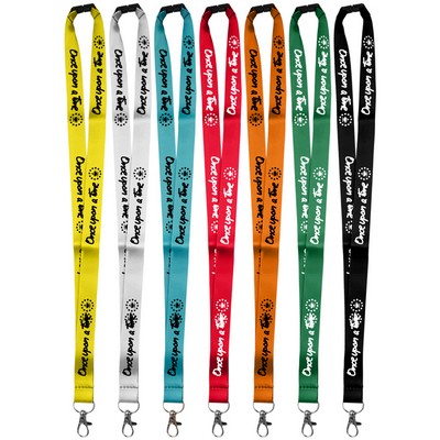 USA Made Dye-Sub Lanyard with Safety Breakaway